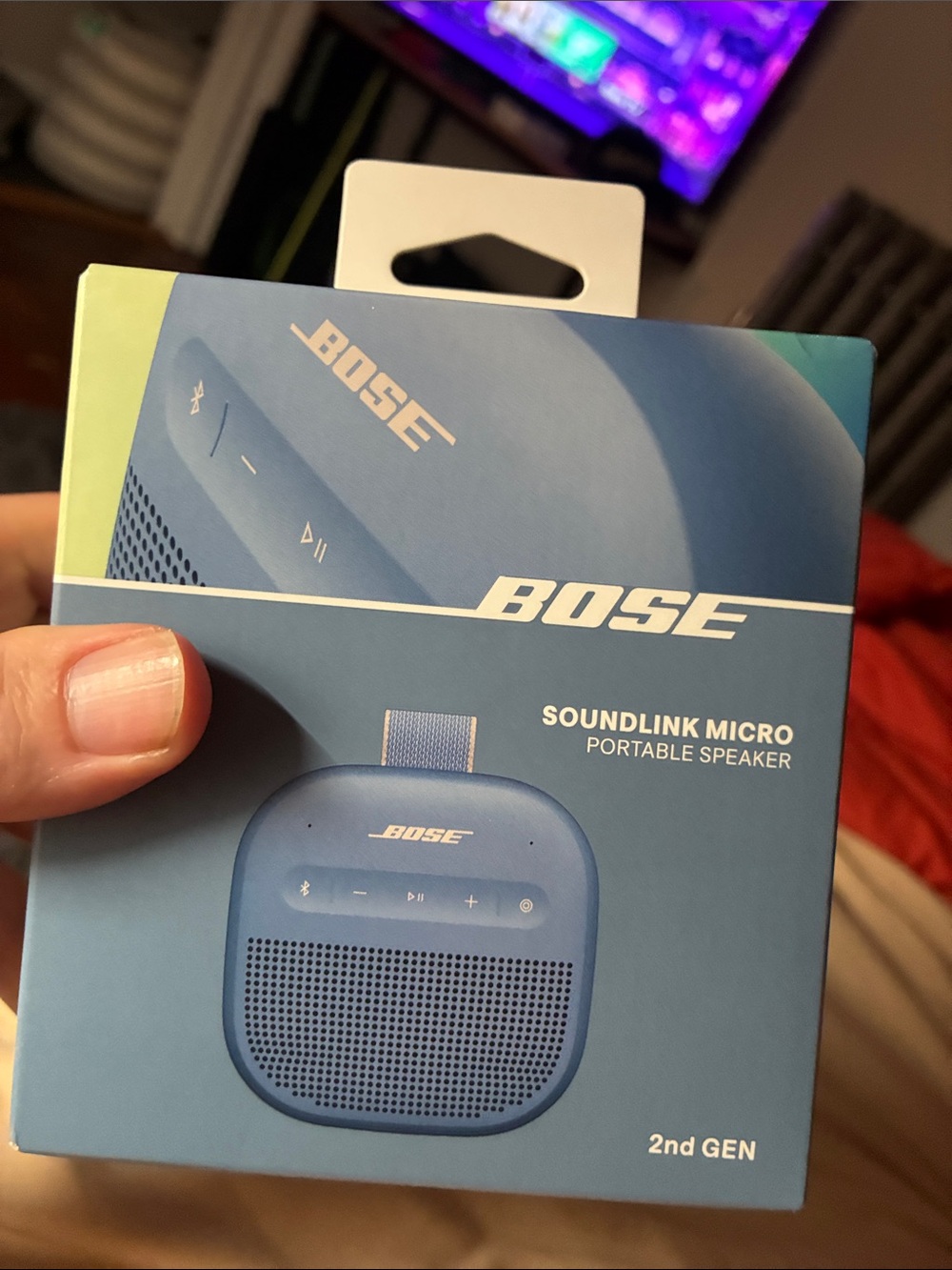 Bose SoundLink Micro Portable Speaker - version 2!!!!   Light Blue 🎶
